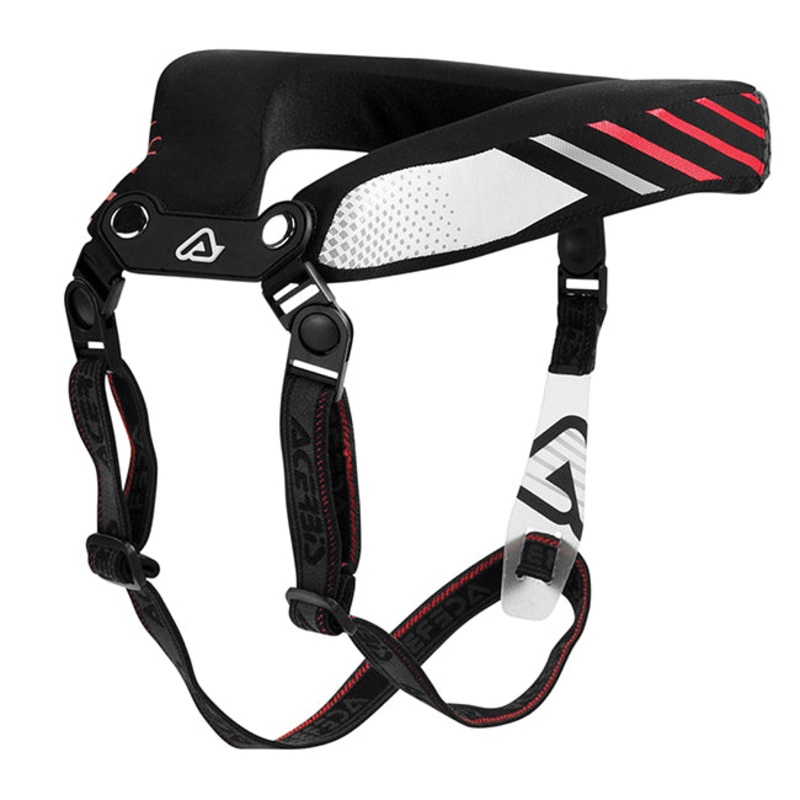 ACERBIS Junior Stability Collar – Youth Junior Neck Stability Collar Black/Red Acerbis