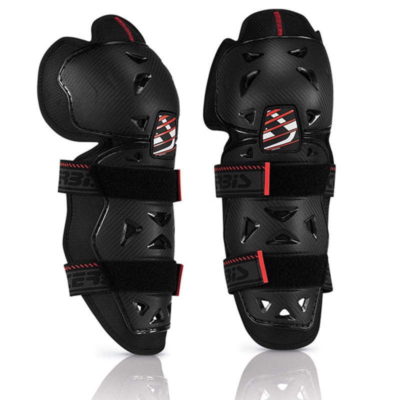 ACERBIS Profile 2 Knee Guards Profile Knee Guard Black Acerbis