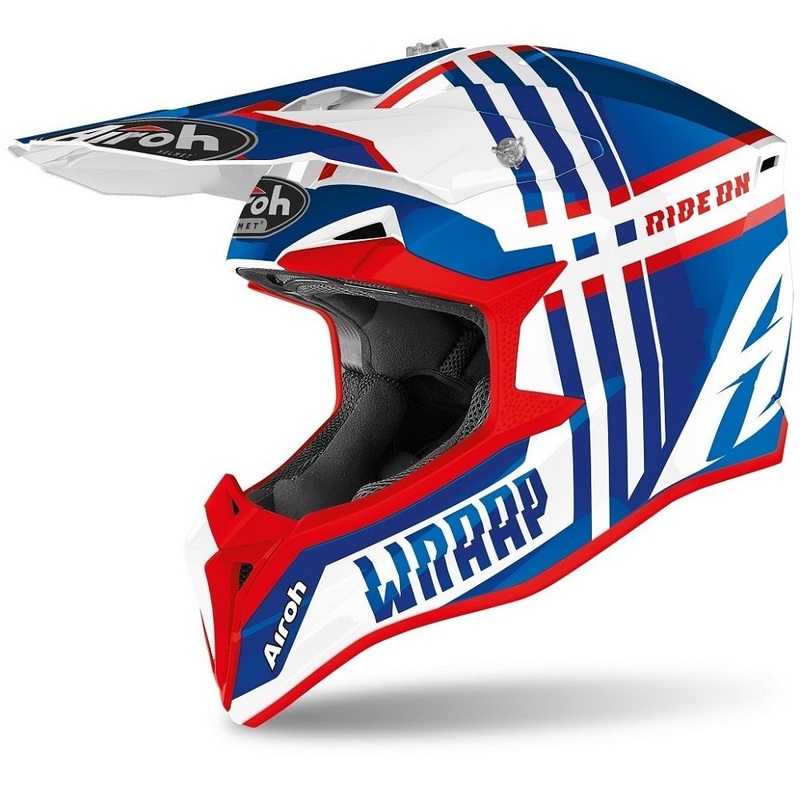 Airoh Wraap Youth – Graphics XXS Wrapp Mood Matt Orange (51-52cm) Youth MX Helmet Airoh