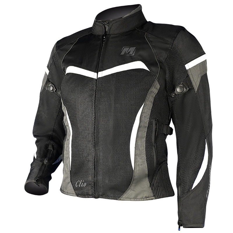Motodry Clio Mesh Ladies Jacket 8 Clio Ladies Jacket Black/White MotoDry