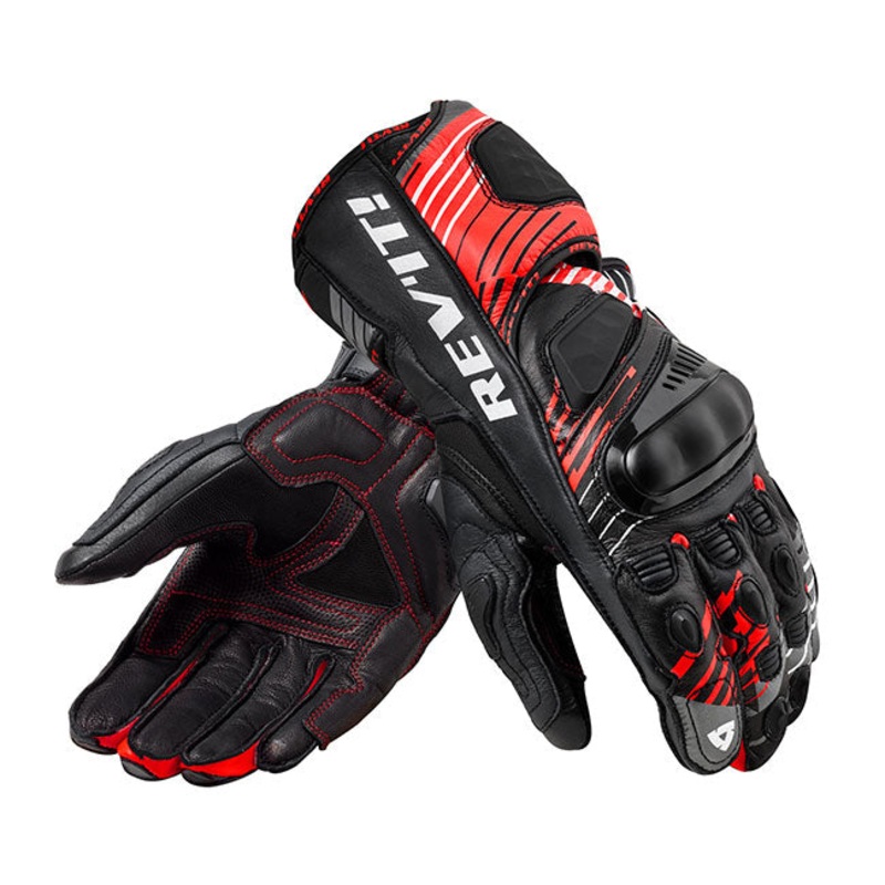 REV’IT! Apex Gloves *S Apex Gloves Neon Red-Black REV’IT!