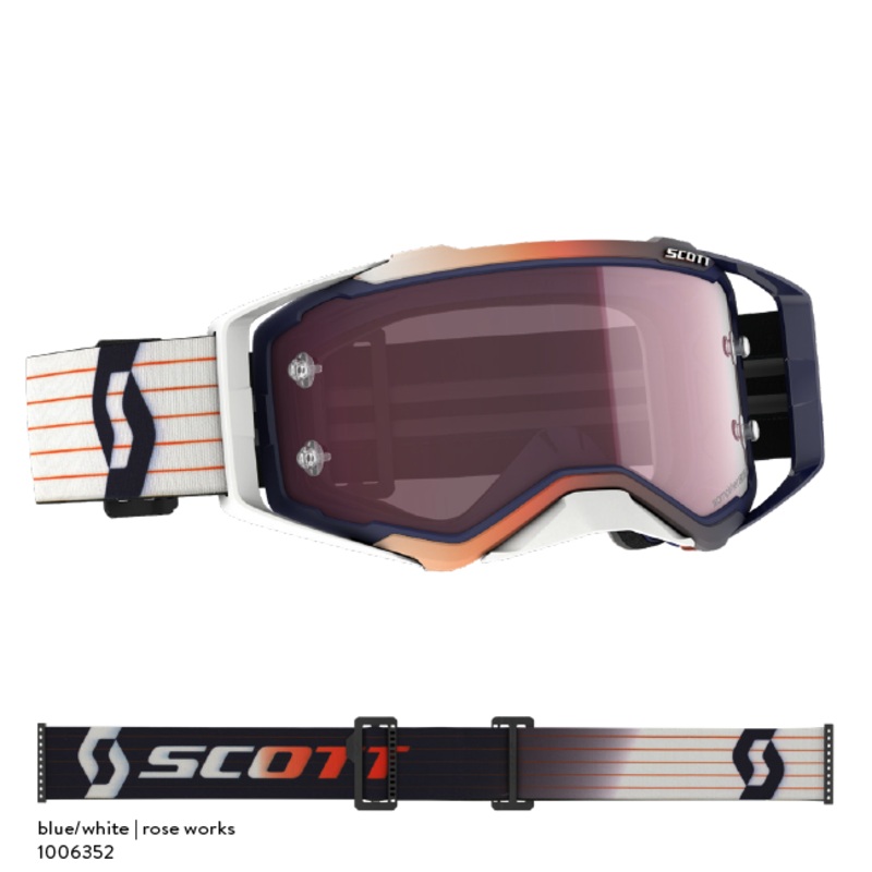 SCOTT Prospect Amplifier Range Prospect Amplifier Goggle Blue/White Rose Works Lens Scott