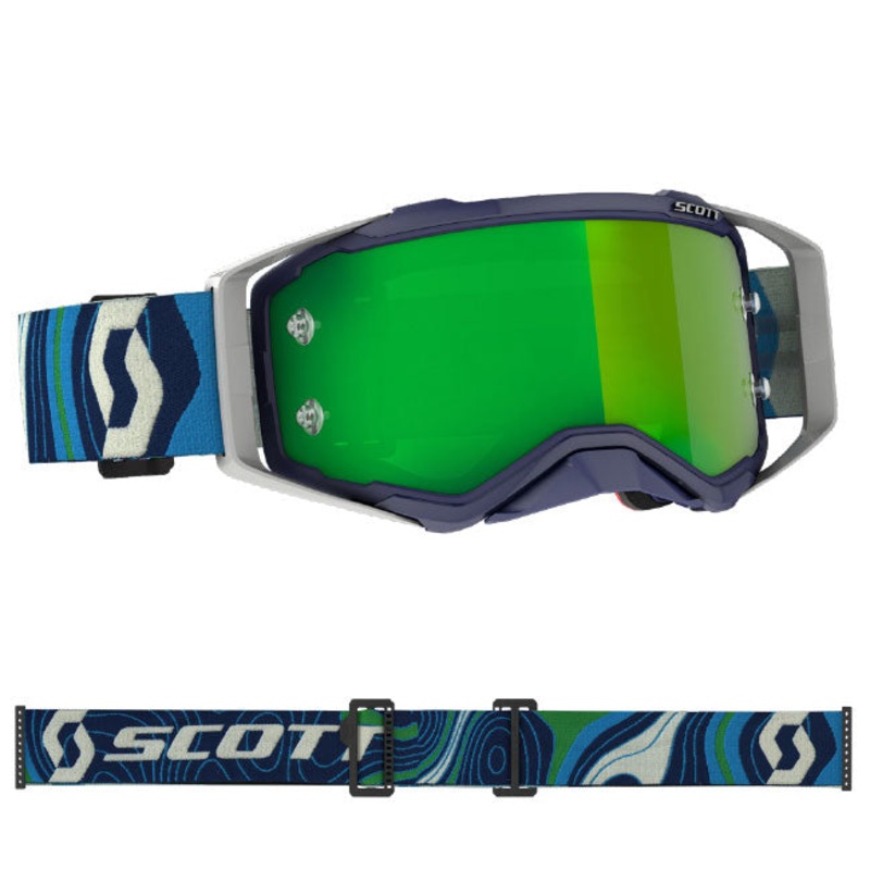 SCOTT Prospect Goggle Range Prospect Goggle Blue/Green Green Chrome Works Lens Scott