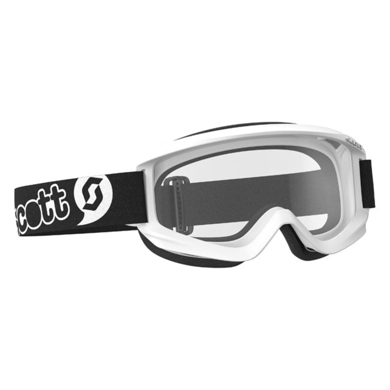 SCOTT Youth Agent Goggle Range Agent Goggle White Clear Lens Scott