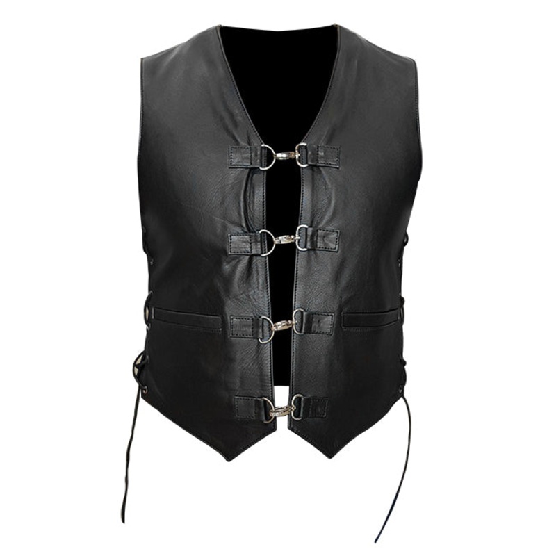 SPEED X Leather Vest *4XL Black Leather Vest Speed-X P78930/0 XXXXL