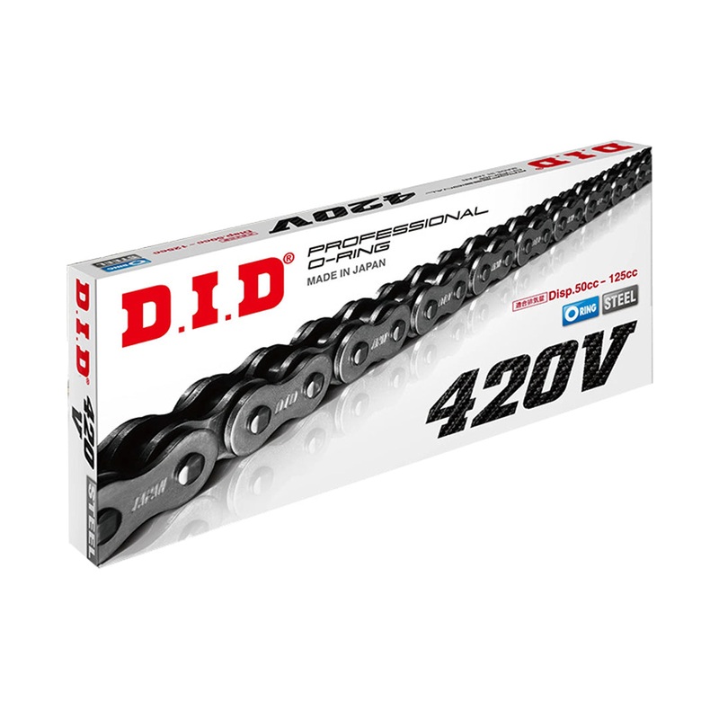 DID 420V – O-Ring Chain 420V x 110RB O’Ring chain w/ RJ clip link DID