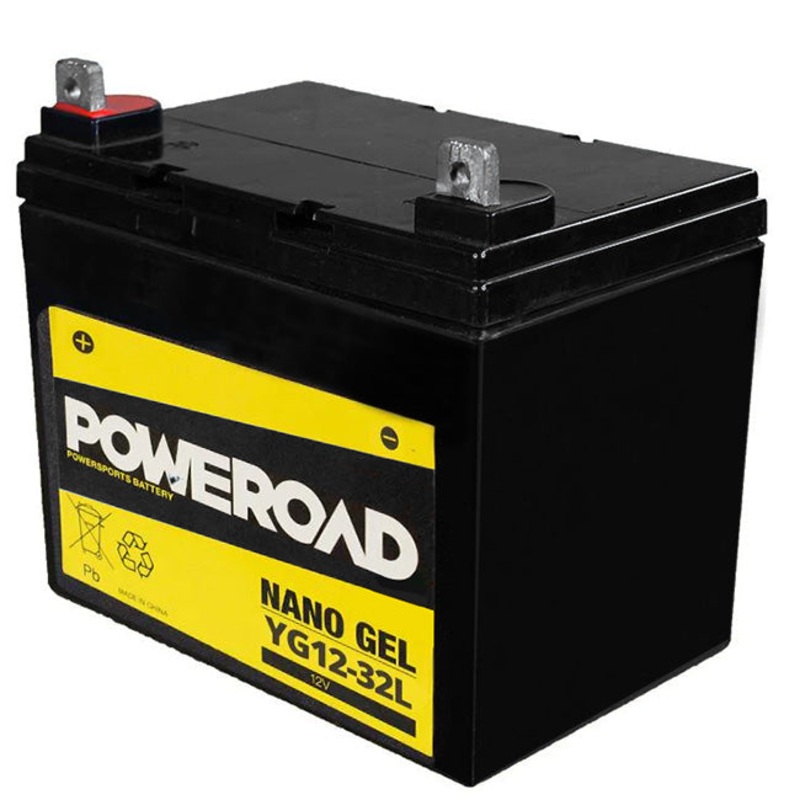 POWEROAD Nano Gel Battery Lawnmower / Rhino – Non-DG YG1232L Non-DG Nano Gel Battery Poweroad
