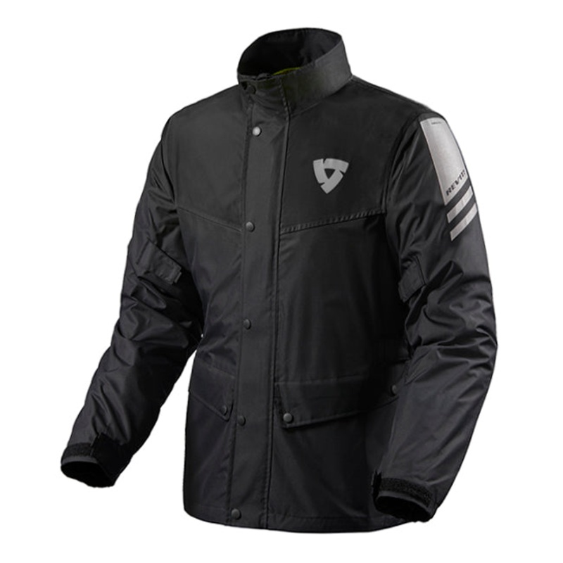 REV’IT!  Nitric 3 H20 Rain Jacket *2XL Nitric 3 Rain Jacket Black REVIT