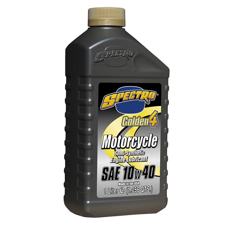 SPECTRO Golden 4 Semi-Synthetic Engine Lubricant 10w40 1L Golden 4 Semi Syn Engine Oil (JASO MA) Spectro