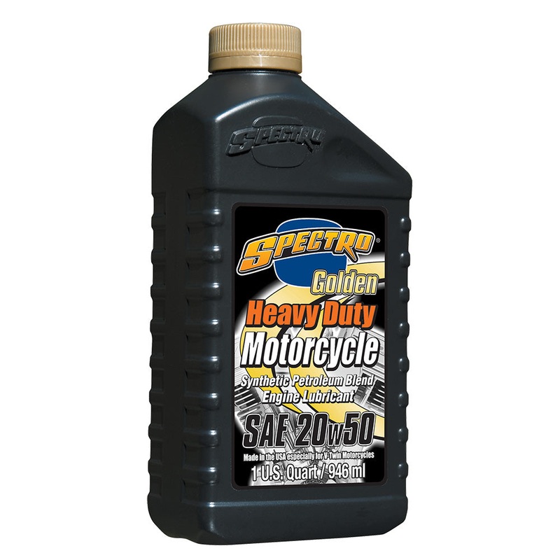SPECTRO Heavy Duty Golden Semi-Synthetic Engine Lubricant 20w50 20w50 946ml Heavy Duty Golden Semi Syn Oil Spectro