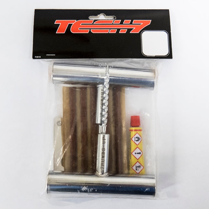 TECH 7 ATV Tyre Repair Kit Tyre Repair Kit  ATV (T-reamer-plugs-glue-knife) Tech7