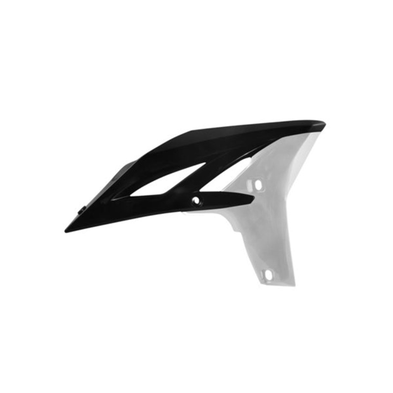 I Radiator Scoops Upper White/Black YZF250/450 Acerbis Indent (17559.237)
