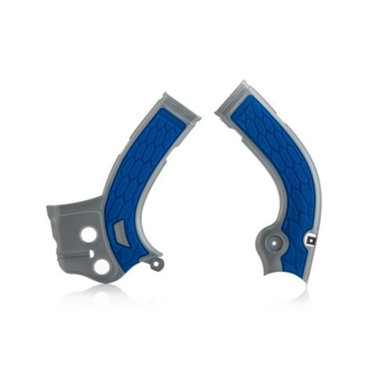 YZF250/450 Grip Frame Guards Grey/Blue Acerbis (22444.218)