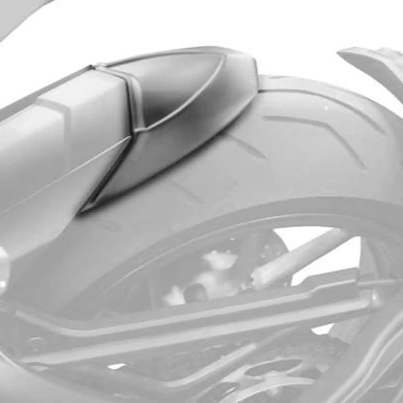 Hugger Extension Matte Black Yamaha Tracer 900 15-17- XSR900 16-21- MT-09 13-20- MT-09 SP 18-20 R&G (072436)