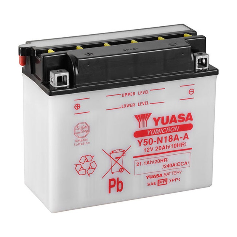 Y50-N18A-A DG Battery with 1.5ltr acid pack Yuasa ^ (Y50N18AAPK)