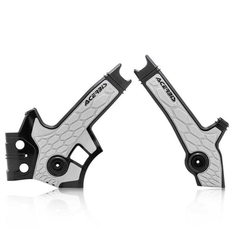 X-Grip Frame Guards Black/Grey DR650 Acerbis (24288.314)