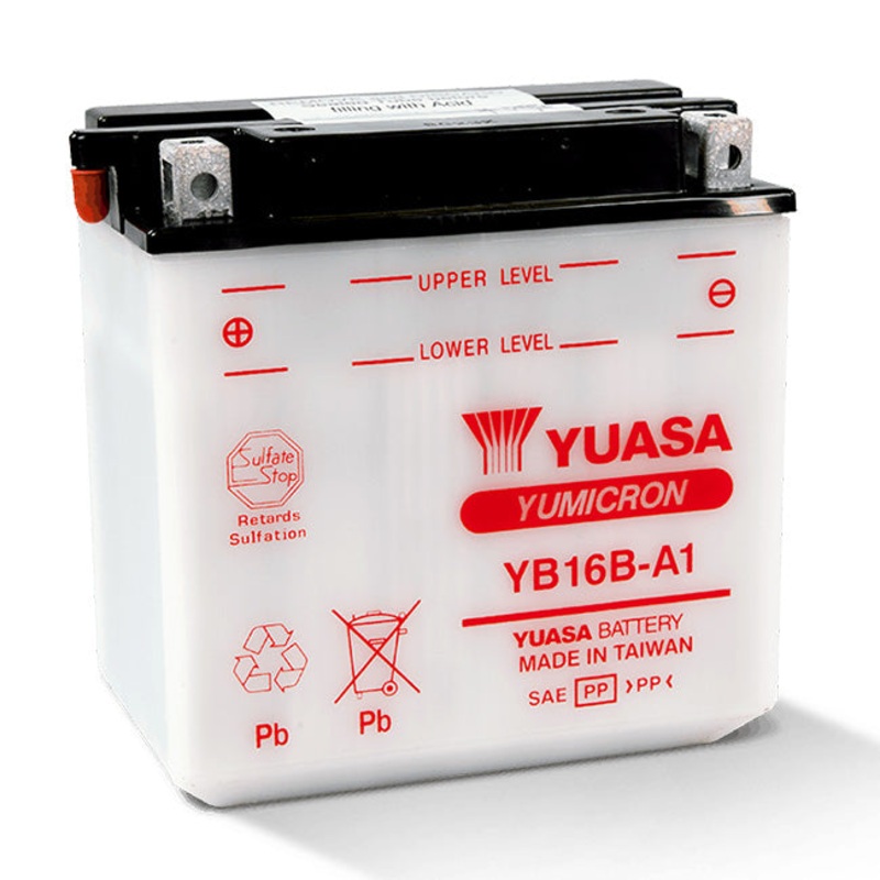 YB16B-A1 DG Battery with 1.0ltr acid pack Yuasa (YB16BA1PK)