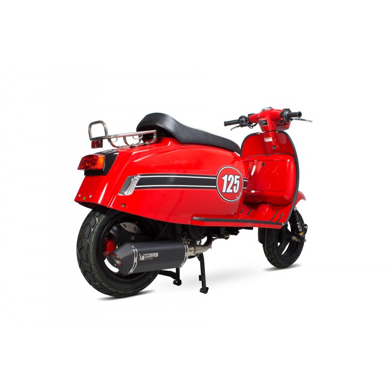 Scomadi TL125 17-18 Serket Full System Blk Ceramic (RSM54BCER)