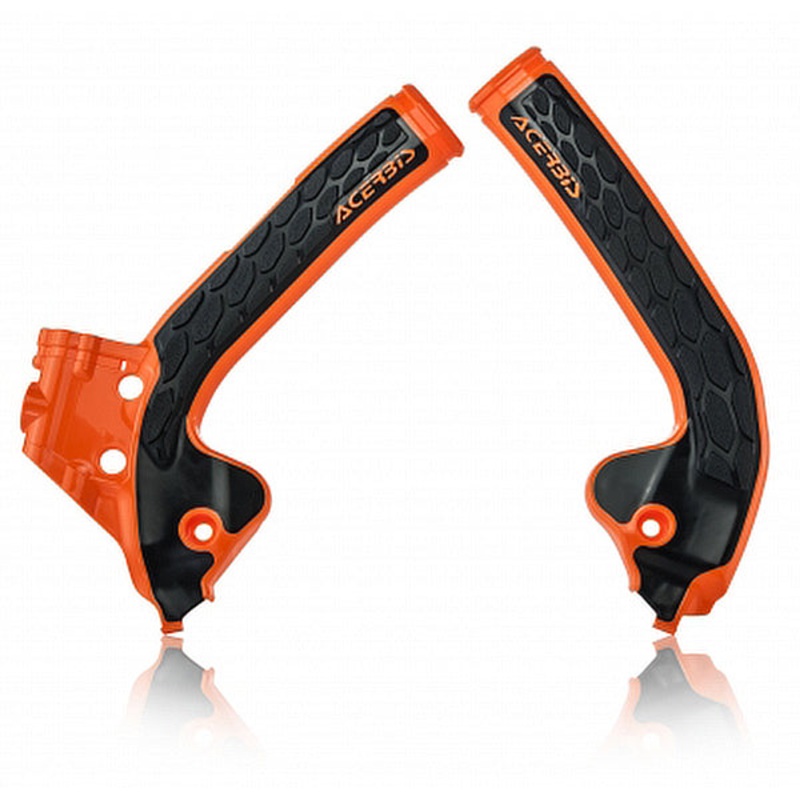X-Grip Frame Guards Orange-016 KTM 85SX 18-24 Acerbis (22893.011.016)