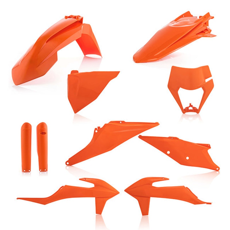 Full Plastic Kit Orange KTM EXC/EXC-F-XCW/XCF-W 20-23 Acerbis (24054.011.016)