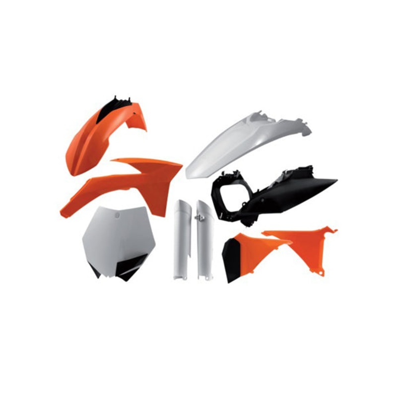 I Full Plastic kit OEM-17 KTM SX/SX-F 12/11-12 Acerbis Indent (15702.553.011)