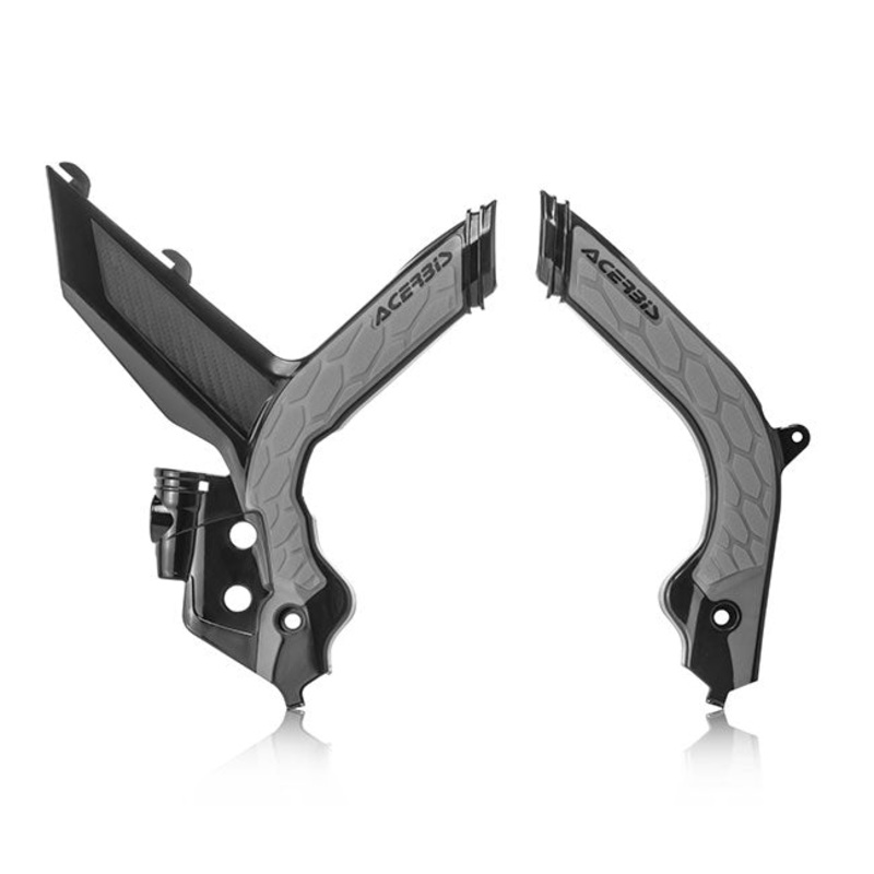 X-Grip Frame Guards Black/Grey KTM Acerbis (23599.319)