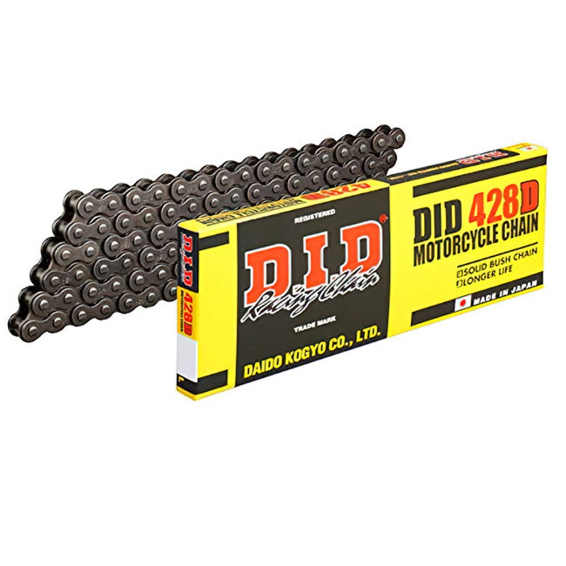 428D x 120 standard chain w/ RJ clip link DID (428D120)