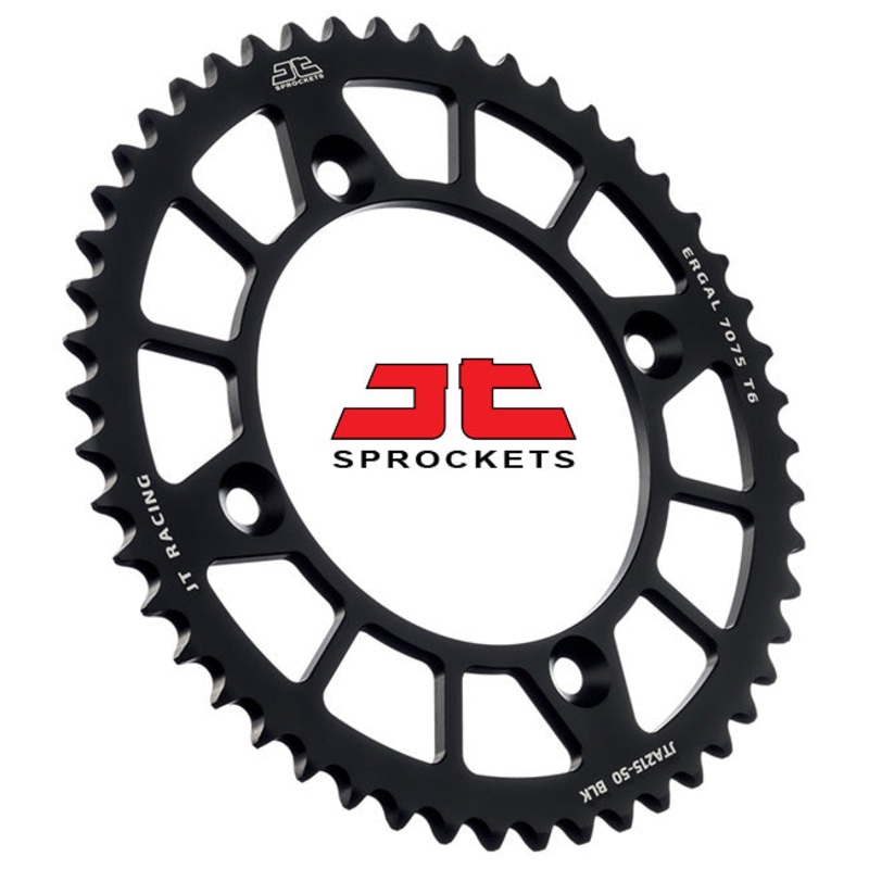 I JT Sprockets RaceLite Rear Alloy T51 #420 Black Indent JTA461.51BLK