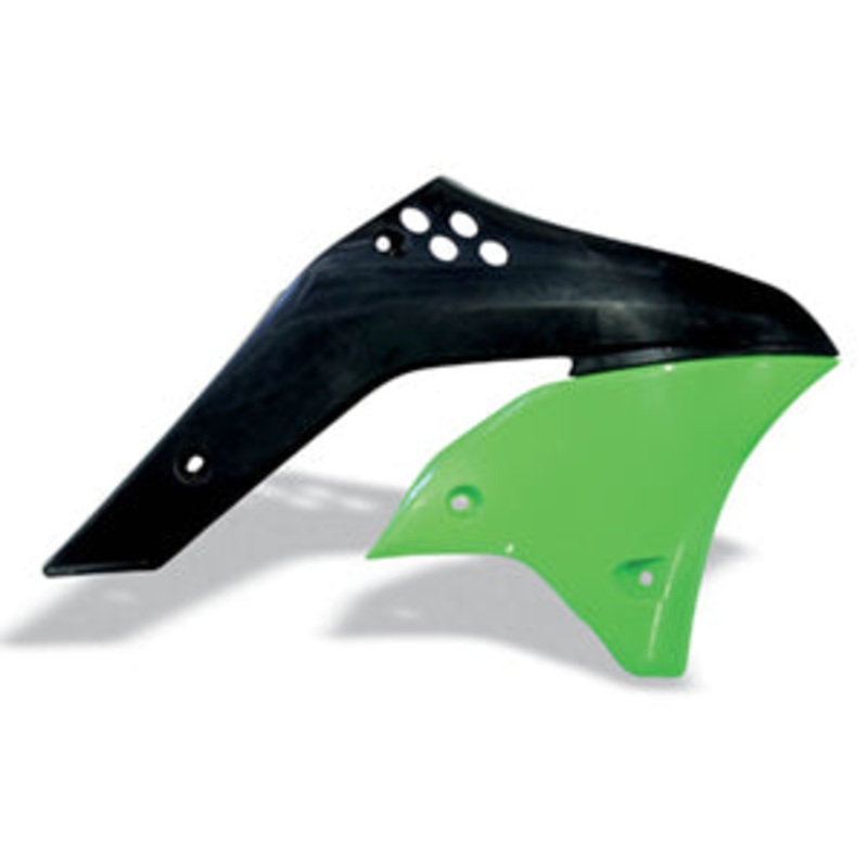 I Radiator scoop OEM green KX125/250 Acerbis (3675.553.003)