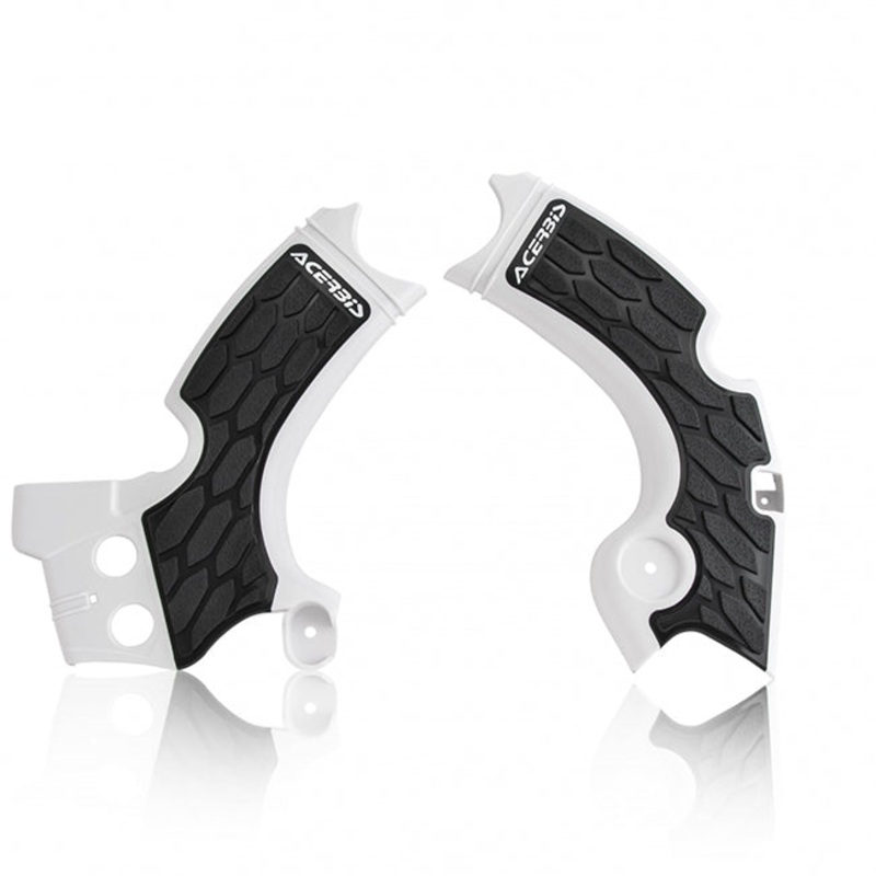 *X-Grip Frame Guards White/Black KX250F 15-19 Acerbis (22574.237)