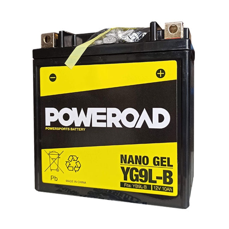 YG9-LB NonDG NanoGel Battery Poweroad Alt YB9LB 12N93B YB9LA2 (CYG9LB)