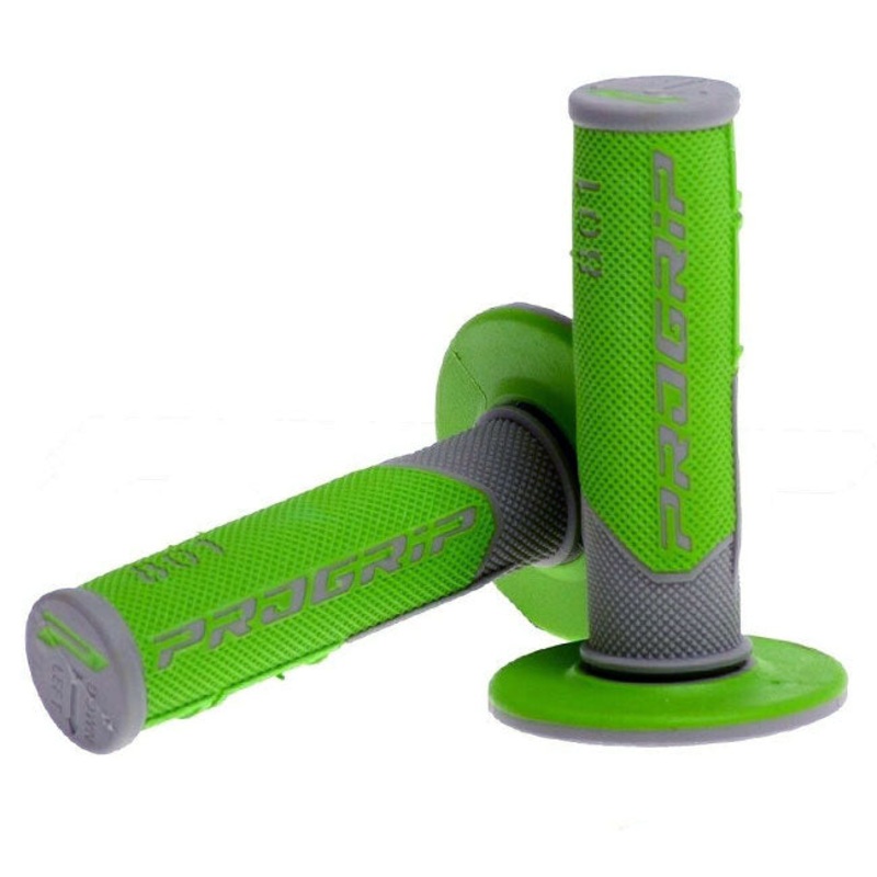 Gel MX grips 115mm grey/green Progrip (PG801GGN)