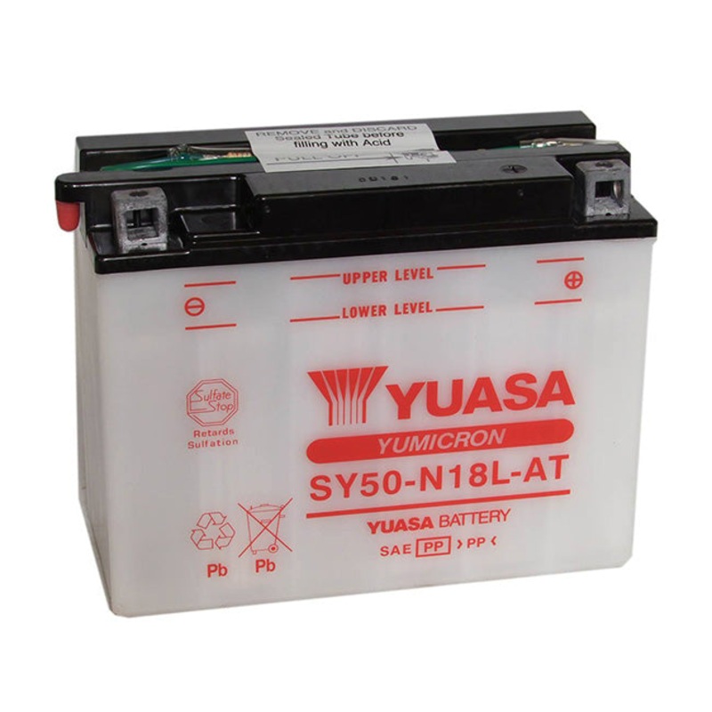 SY50-N18L-AT DG Battery with 1.4ltr acid pack Yuasa (SY50N18LATPK)