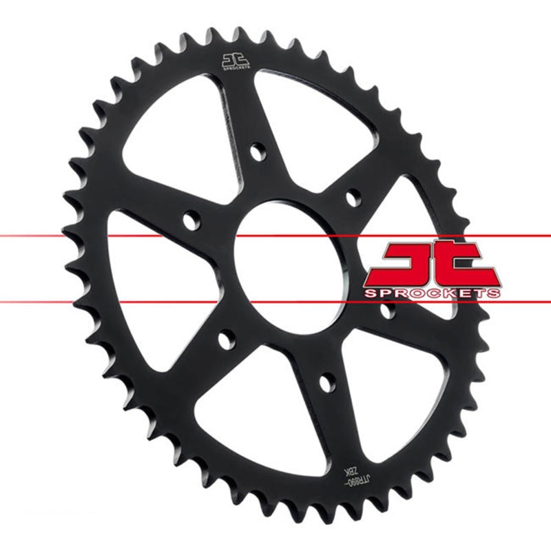 JT Sprockets Rear OE Steel T42 #520 Black Zinc JTR890.42ZBK