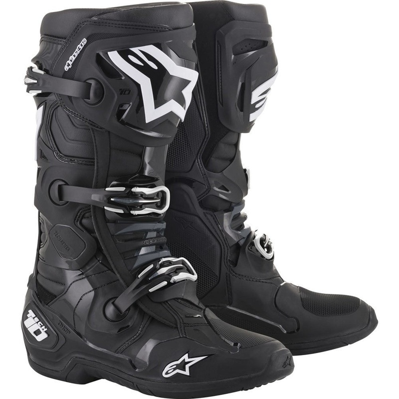 Tech-10 MX Boots Black 8