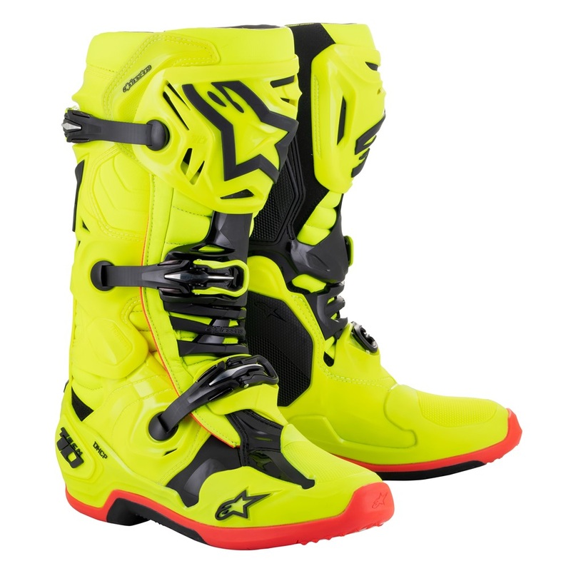 Tech-10 MX Boots Yellow Fluoro 8