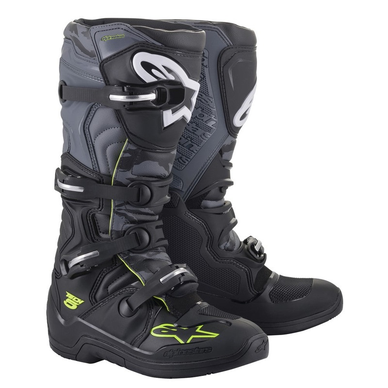Tech-5 MX Boots Black/Gray 7