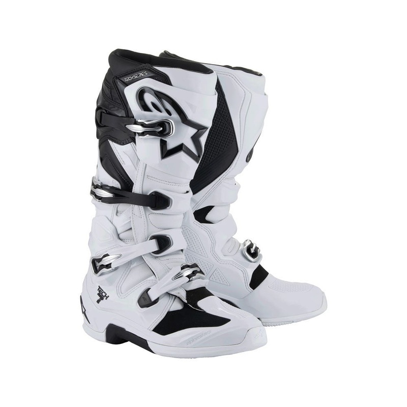 Tech-7 MX Boots White/Black 8