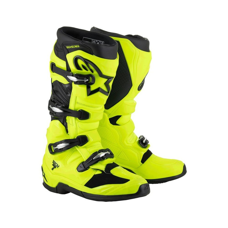 Tech-7 MX Boots Yellow/Black 8