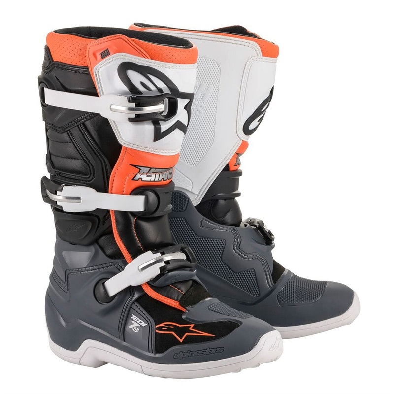 Tech-7S MX Boots Black/Gray 3