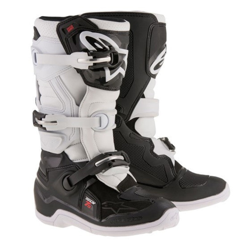 Tech-7S MX Boots Black/White 2