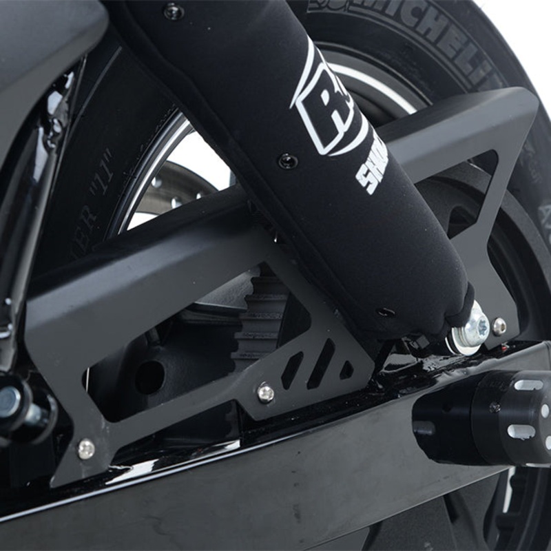 Belt Guard Lower H/D Street 500/750 Black R&G (BG0002BK)