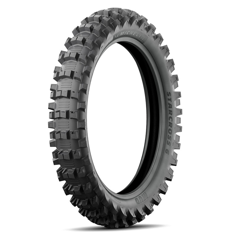 100/90-19 Bias 57M StarCross 6 Mud Tyre NHS TT Rear Michelin (M1910090SC6MUDR)