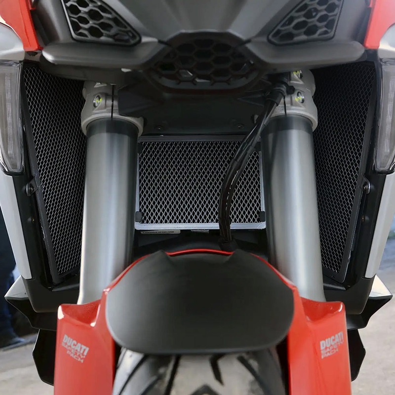 Radiator Guard and Oil Cooler Guard Kit for Ducati Multistrada V4/ V4S/ V4 Sport ’21- (RAD9023BK)