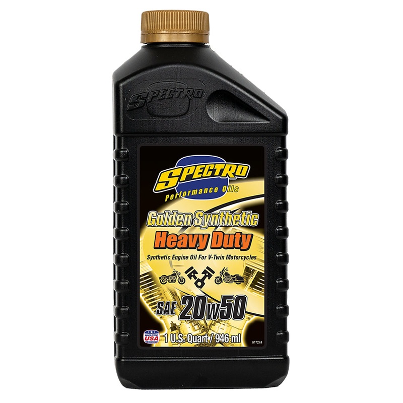 SPECTRO Heavy Duty Golden Full Synthetic Engine Lubricant 20w50 20w50 946ml Heavy Duty Golden Full Synthetic Oil Spectro