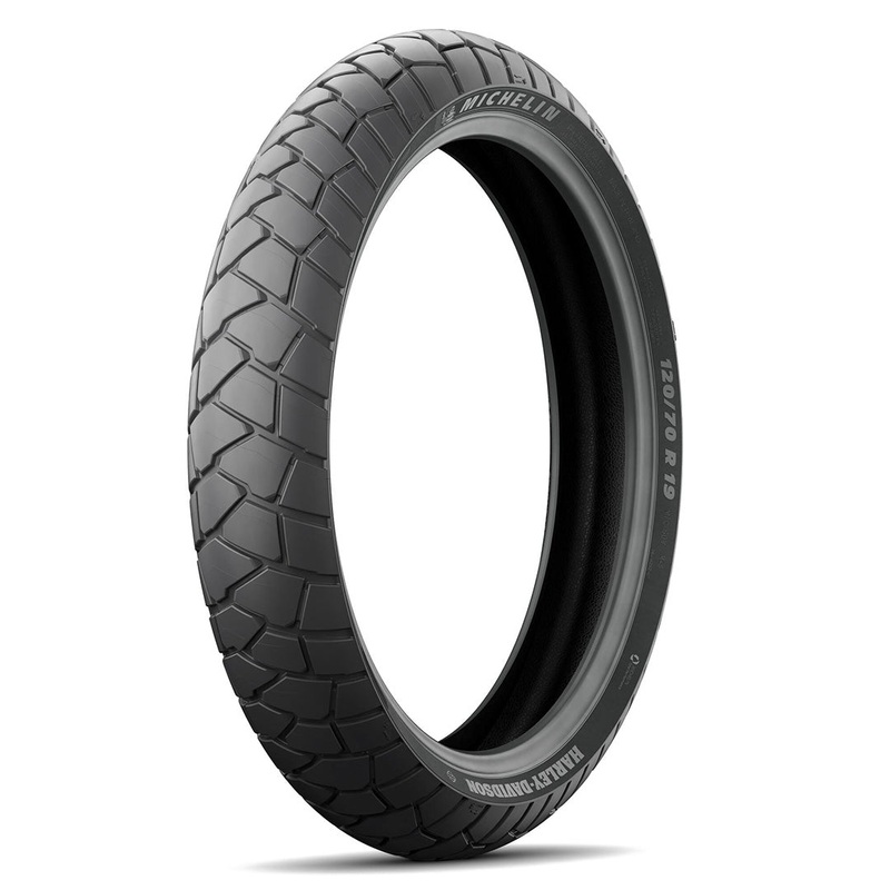 120/70-19 Radial 60V Scorcher Adventure Harley Tyre TL Front Michelin (M1912070SADVF)