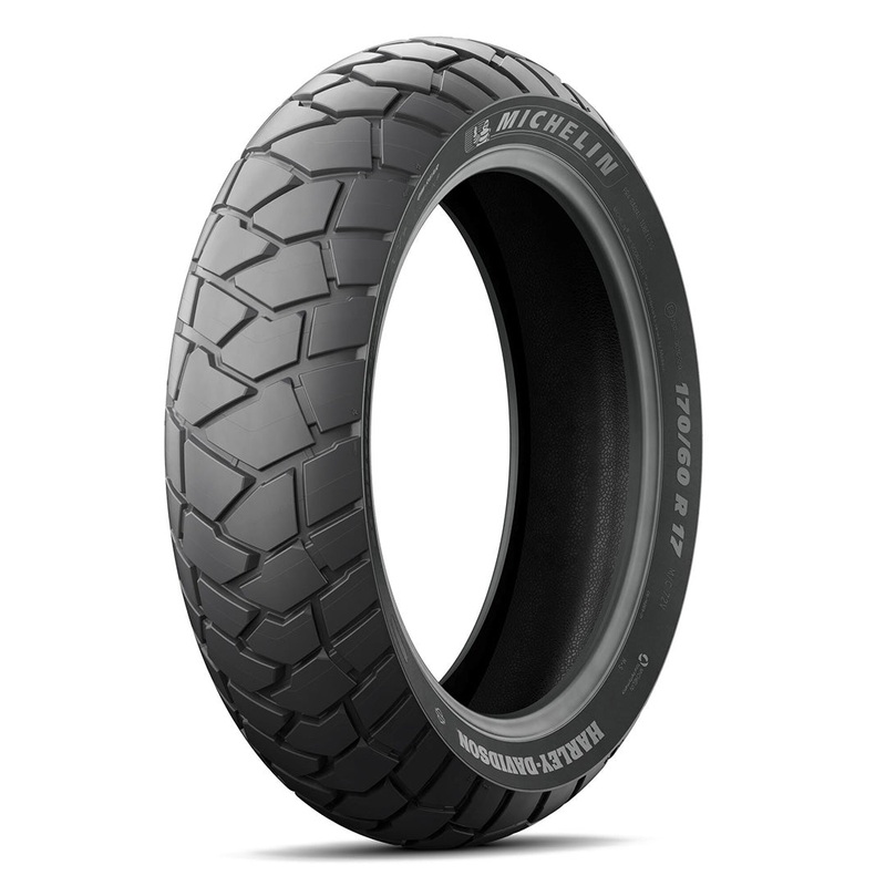 170/60-17 Radial 72V Scorcher Adventure Harley Tyre TL Rear Michelin (M1717060SADVR)