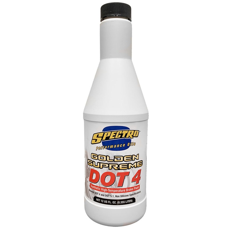 GS synthetic Dot 4/5.1 brake fluid .355lt(12oz)Spectro (GSBFI)