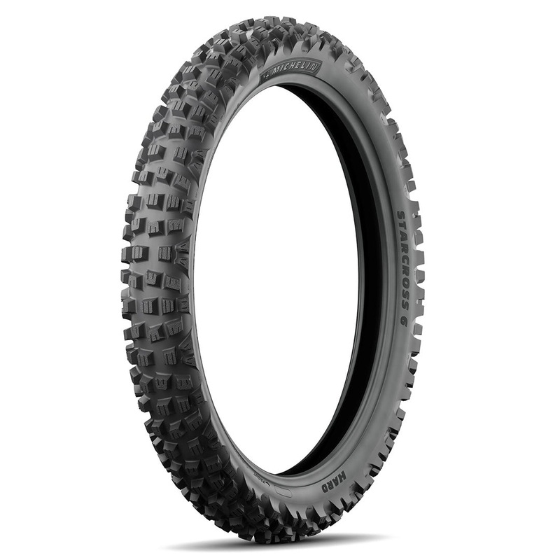 90/100-21 Bias 57M StarCross 6 Hard Tyre NHS TT Front Michelin (M2190100SC6HARDF)