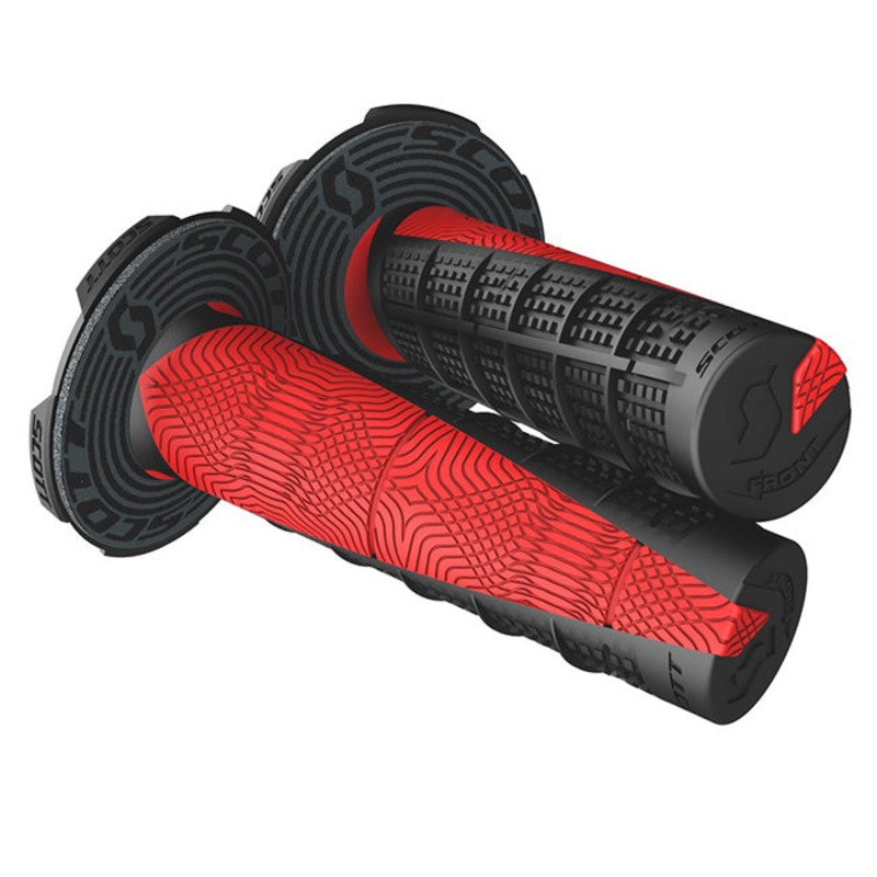 Grips Deuce Black/Red w/donut double density Scott (S219627-4948)